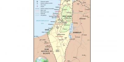 Mapa israel aireportuetan