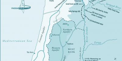 Mapa israel ibaiaren