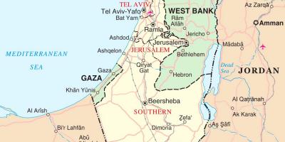 Mapa israelgo turismo